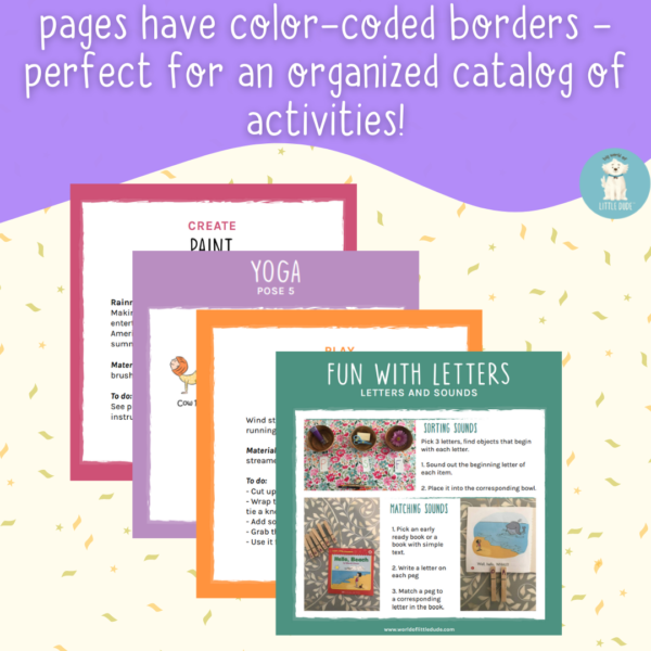 activity pack, hands-on learning, SEL