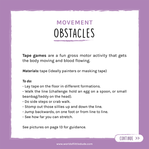 obstacle activity