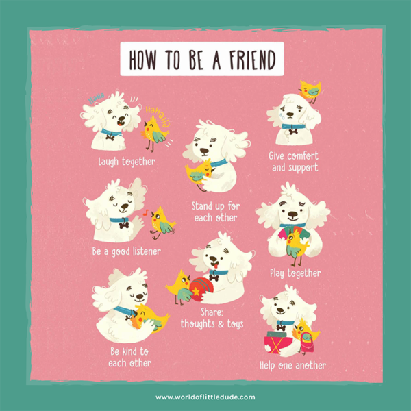 how to be a friend ideas